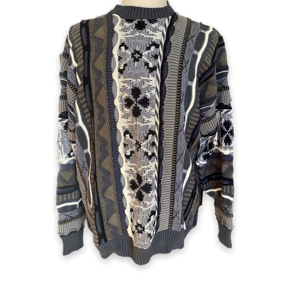 Vintage 80's 90's Le Tigre Coogie Style Sweater Mens Size XL - NEW - Picture 3 of 10